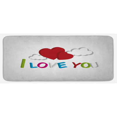 Tapis de cuisine I Love You