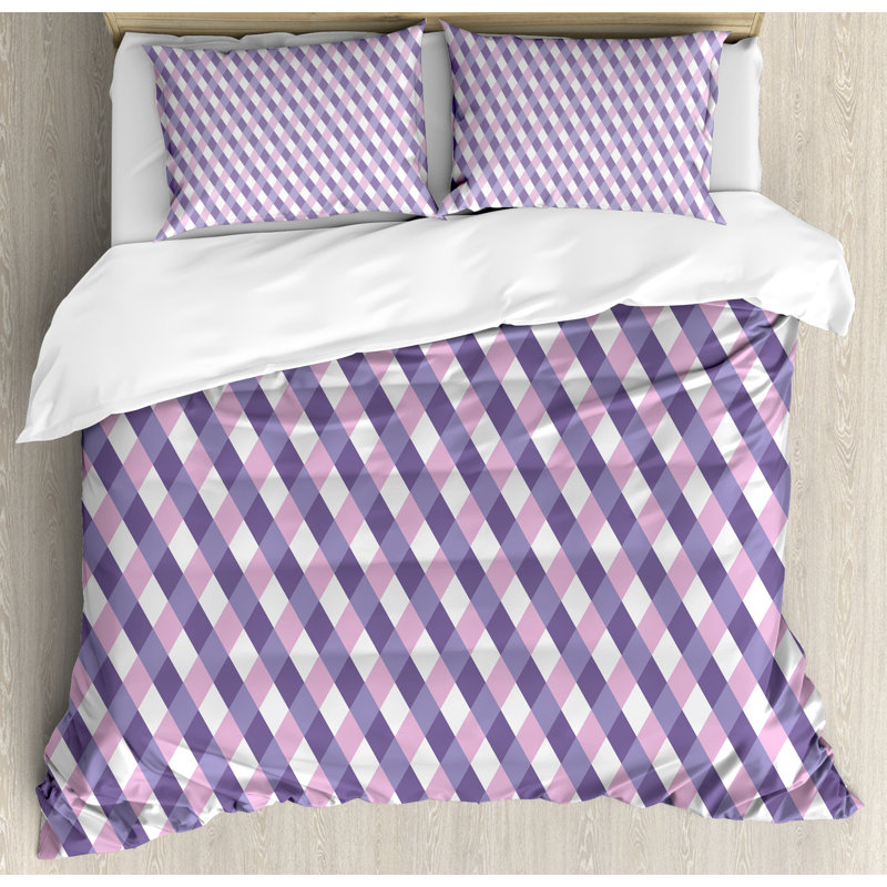 Modern & Contemporary Polyester Plaid Coverlet, King