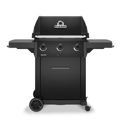Signet 320 Shadow 3-Burner Propane Gas Grill in Black