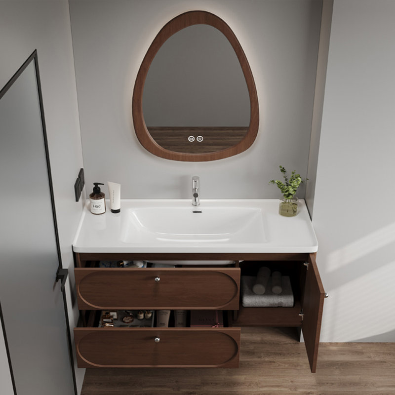 Retro minimalist bathroom cabinets