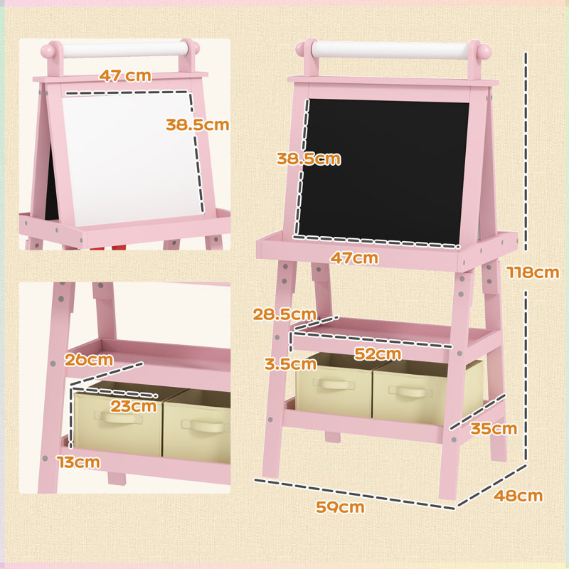 Laub Adjustable Easel, Pink