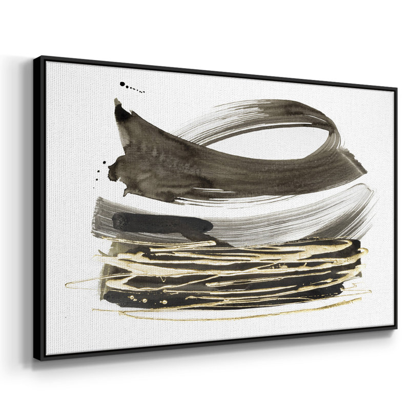 «Freedom I», reproduction sur toile encadrée, H 41 po x l 27 po x P 2 po, Noir