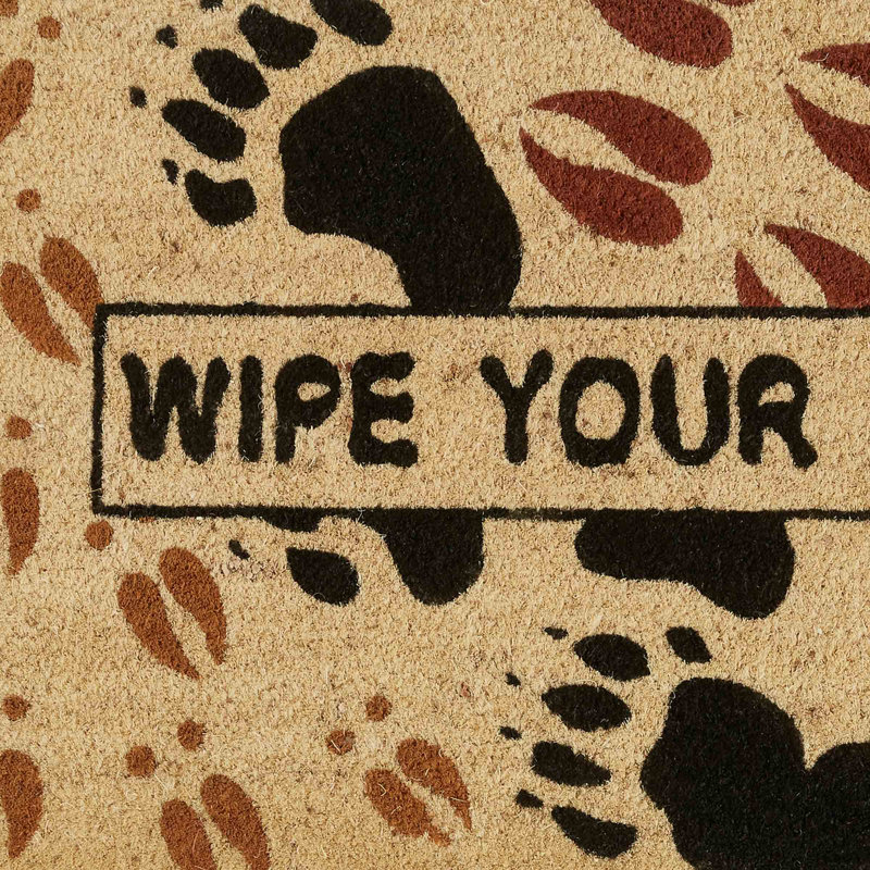  Wipe Your Paws Doormat