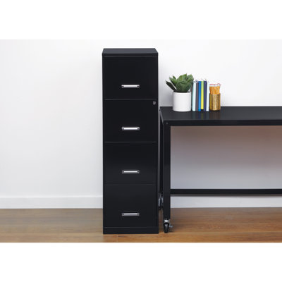 14.25'' Wide 4 -Drawer Steel File Cabinet