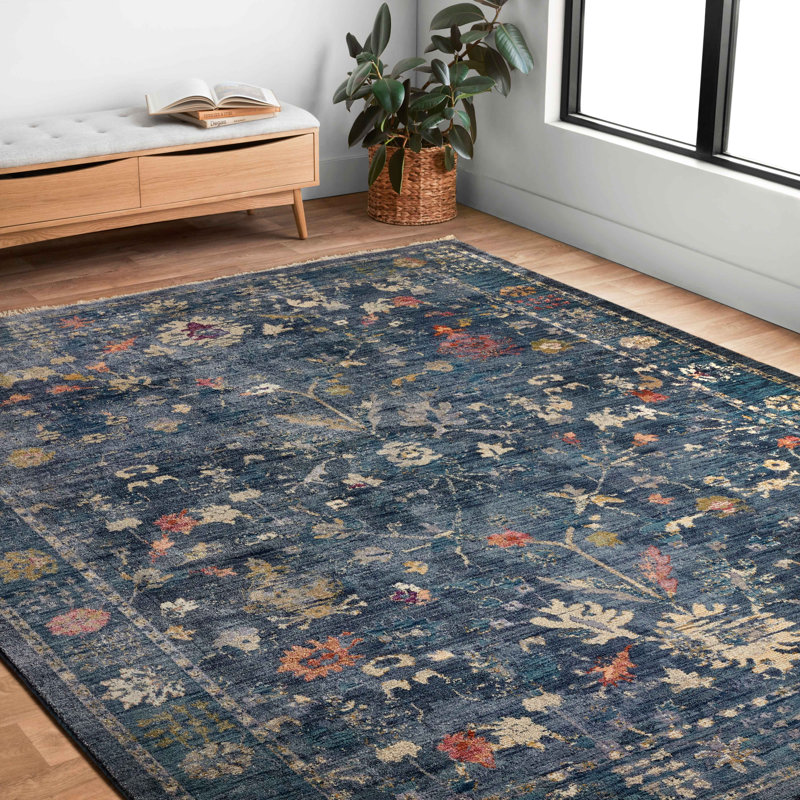 Febbas Performance Oriental Indoor Rug, Rectangle 7'10" x 10'