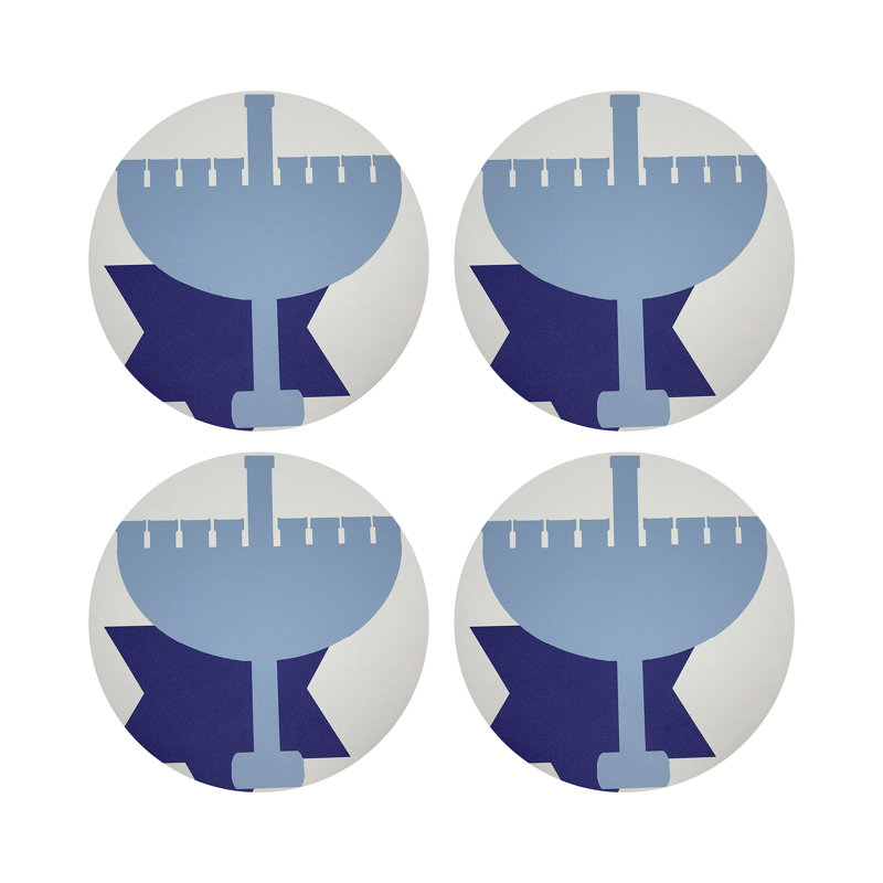Menorah Pebble 16" Vinyl Placemat