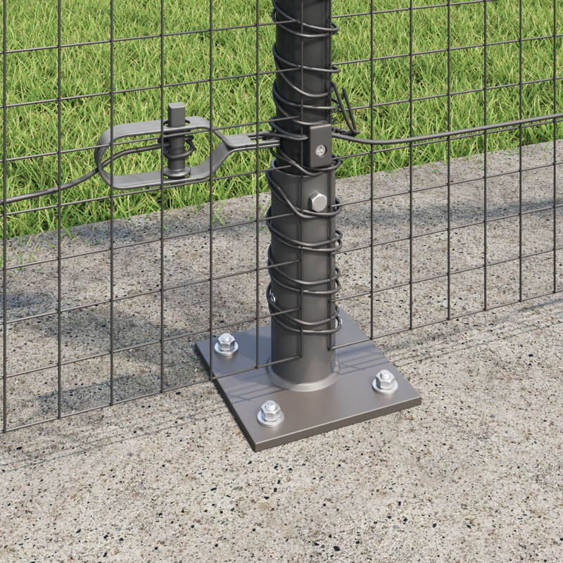140cm H x 1000cm W Metal Border Fencing