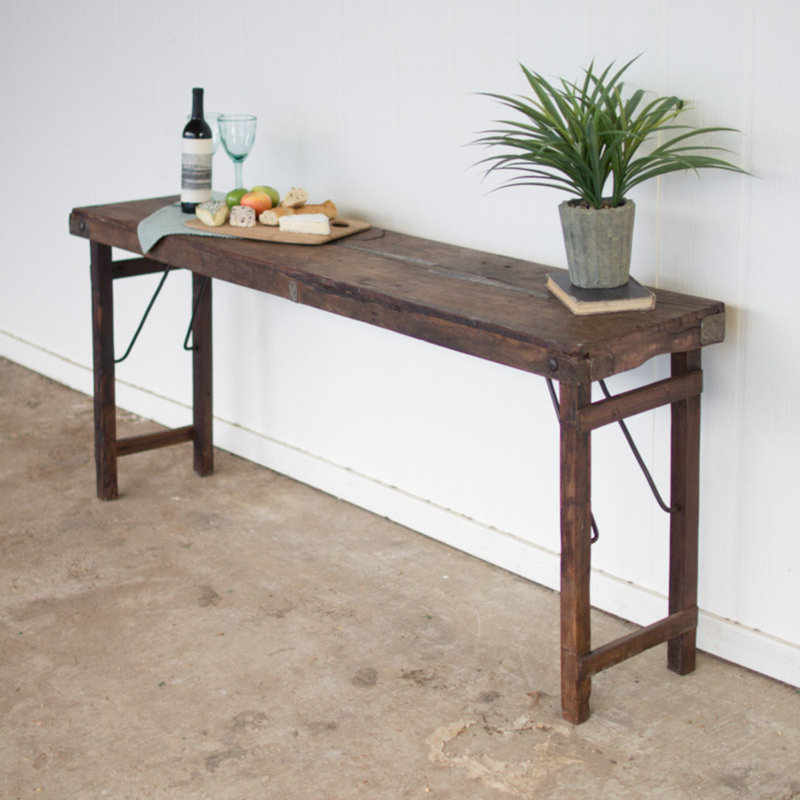 Jamie 67'' Solid Wood Console Table