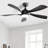 52 Inch Modern Ceiling Fan With 3 Color Dimmable 5 ABS Blades Remote Control Reversible DC Motor With Led Light-1713680129-1713680135
