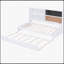 Lit de jour double avec rangement, tableau noir, tableau de liège, ports USB et lit gigogne simple-1327475564