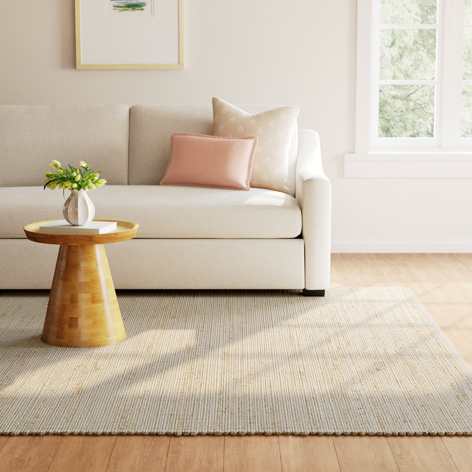 Nary Handmade Jute / Sisal Rug, Rectangle 9' x 12'