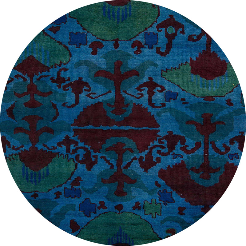 Tapis abstrait moderne 5413, Rond 5 pi
