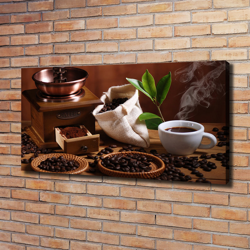 A Cup Of Espresso - No Frame Print on Canvas
