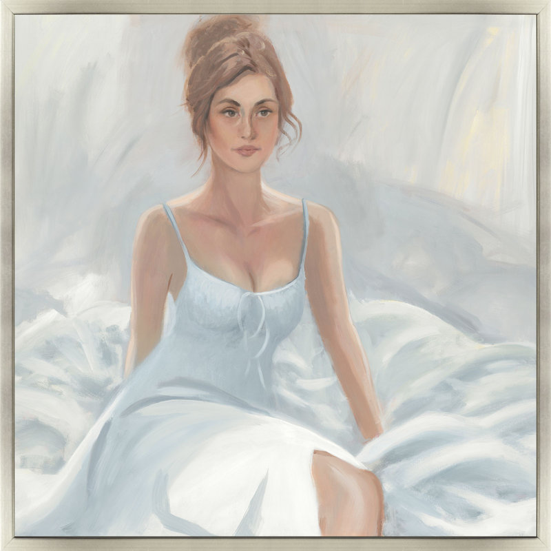 " Soft And White " by Ryan Brown, 31.5" H x 31.5" W