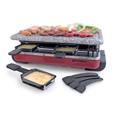 Swissmar Classic 8-Person Raclette Party Grill With Granite Grill Plate