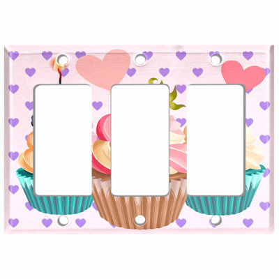 Food & Beverage 3 - Gang Combination Plate Standard Combination Wall Plate