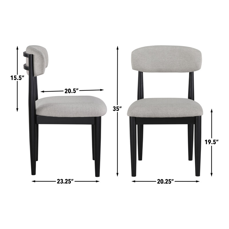 Ensemble repas pour 4 personnes Lixy, Noir, noir, noir, noir