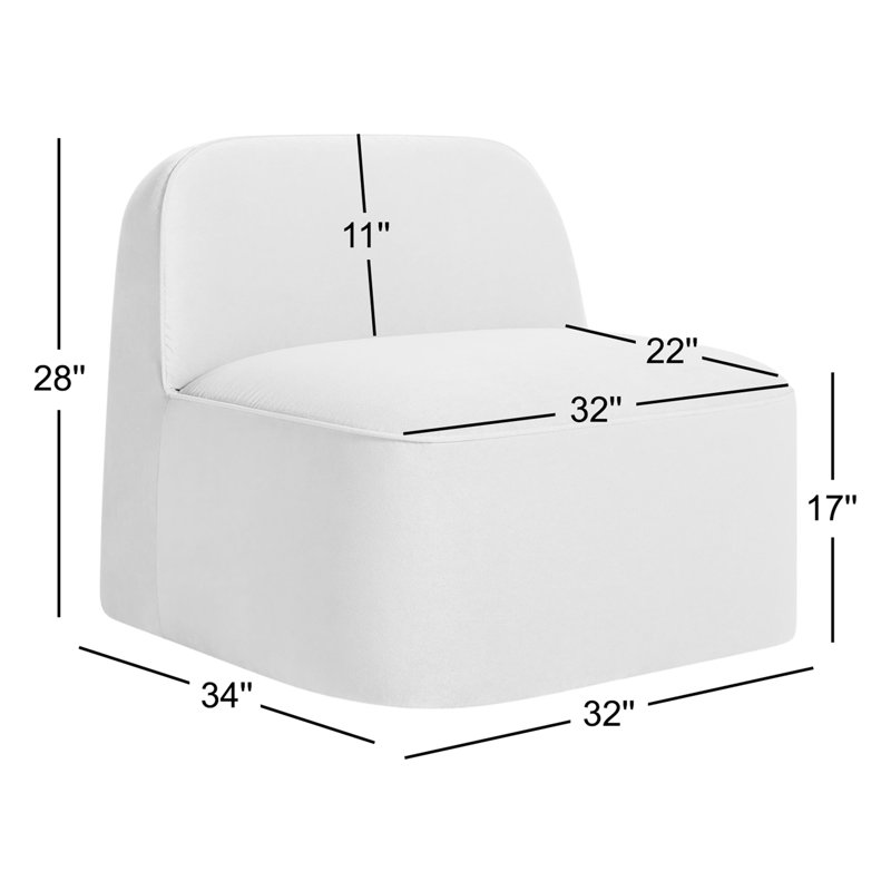 Looksee Swivel Side Chair, Breezy Blue Velvet