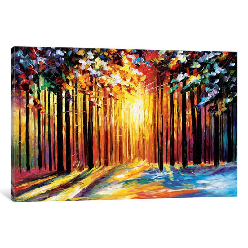 «Sun of August», reproduction d'art sur toile tendue, H 18 po x l 26 po x P 1,5 po, Toile tendue