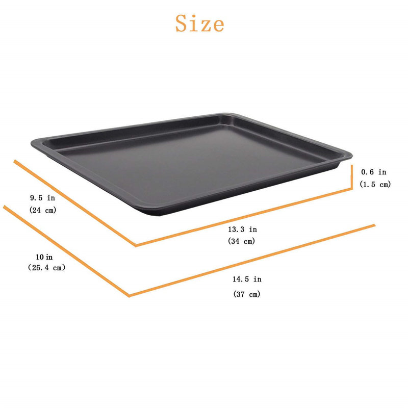 Ebern Designs Onela 3 Piece Non-Stick Steel Bakeware Set
