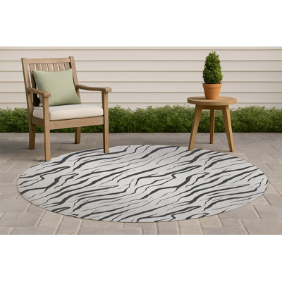 Tapis d'extérieur antidérapant Lush Cracks