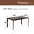Wooden Dining Rectangular Table, Kitchen Table For Small Space-197337987
