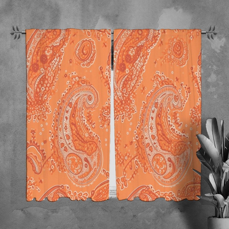 Lenell Room Darkening Curtain Pair, 20" W x 61" L