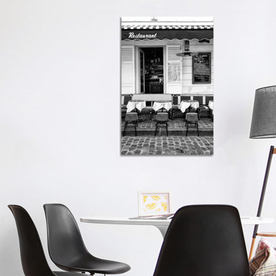 French Restaurant by Philippe Hugonnard - Wrapped Canvas Print