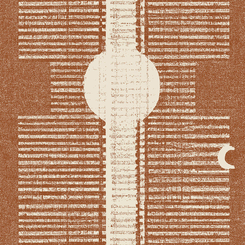 Inyanga Wallpaper, Red Clay, Non-Pasted