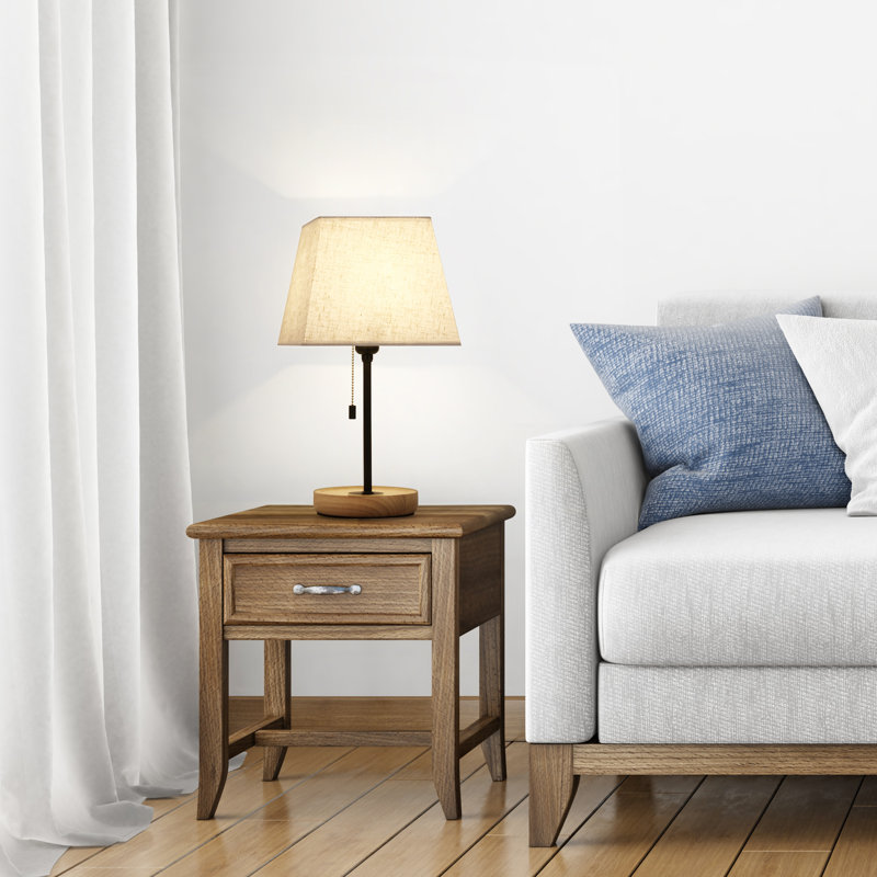 Hillburn Solid Wood Desk Lamp