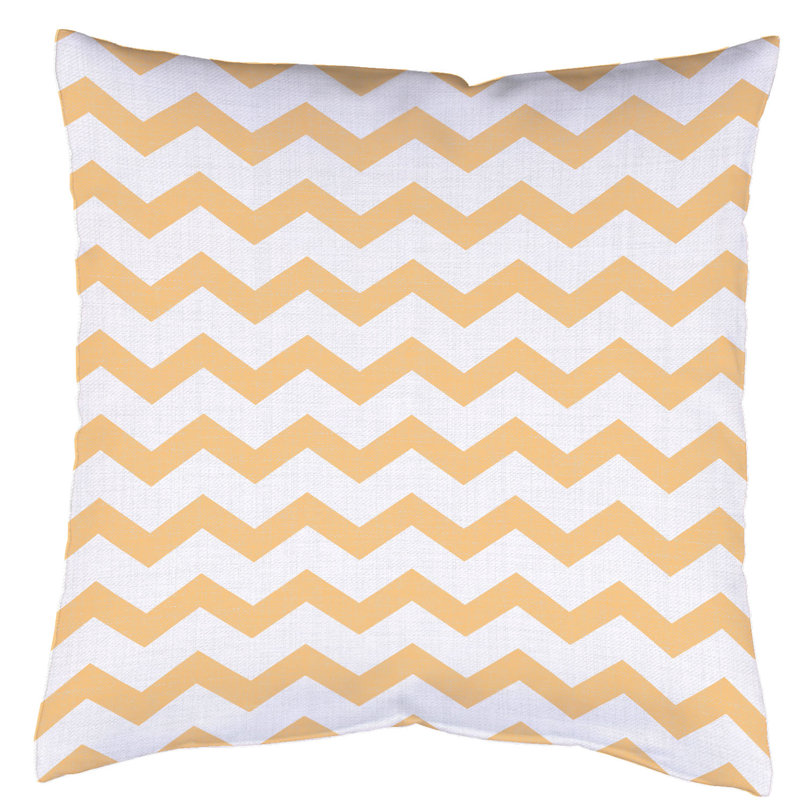Zacke Chevron Square Cushion Cover, 40 x 40 cm, Berry colours, No