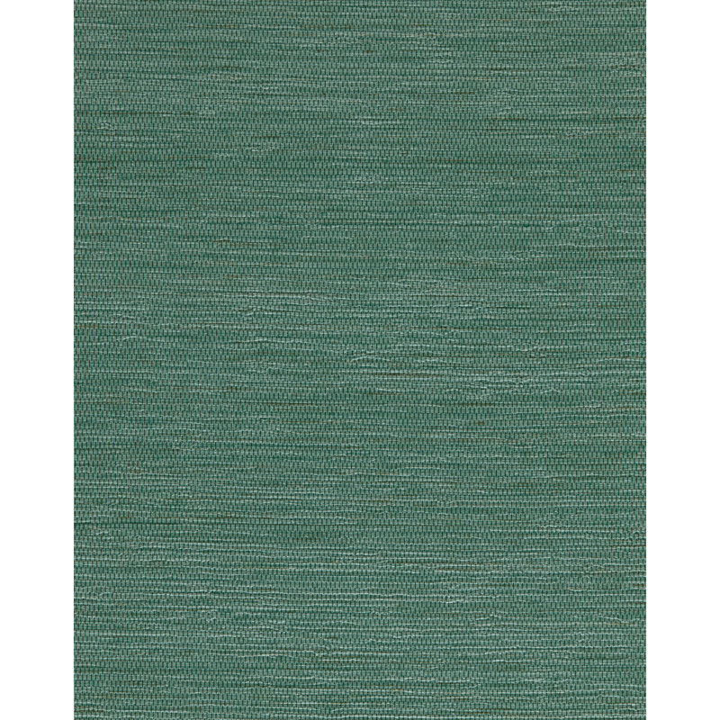 3' L x 52" W Textured Wallpaper Roll, Emerald/Green