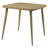 Juvens Square Metal Outdoor Dining Table With Umbrella Hole , 31.5'' in. W 31.5'' in. D-2075050267