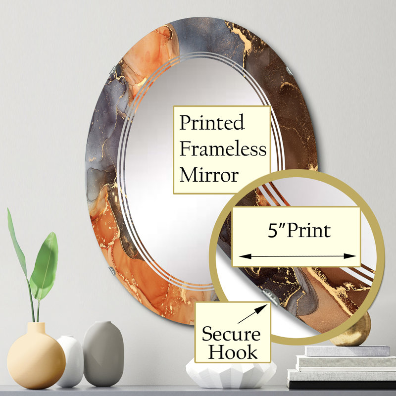 Oval Mirror, 30" x 20"