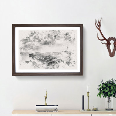 Moody Lighthouse & Seascape - Framed Print