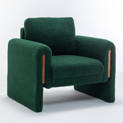 Ensemble de 2 fauteuils rembourrés 35 po avec accoudoirs et base fermée