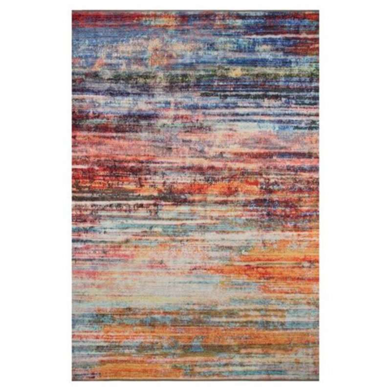 Luxurious Machine Washable Area Rug, 4.9 x 7.5 Feet, 100% Polyester, 1850 g/m², Pile Height: 0.2 inches | Eco-Friendly Recycled Poly Cotton Backing | Perfect for Living Room & Bedroom, Soft and Durable Design