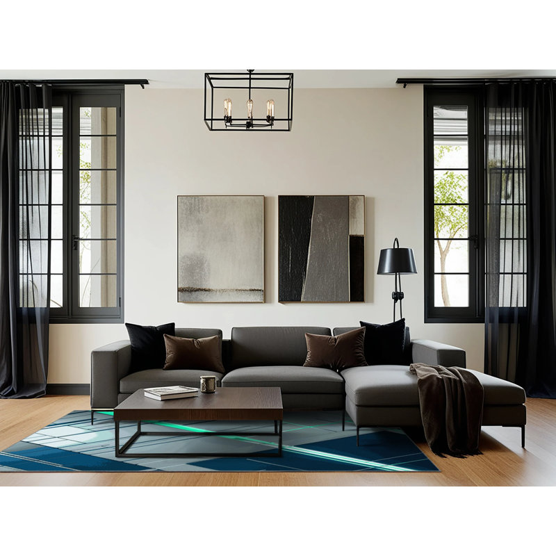 Etherial Glow Rug, Rectangle 6' x 9'