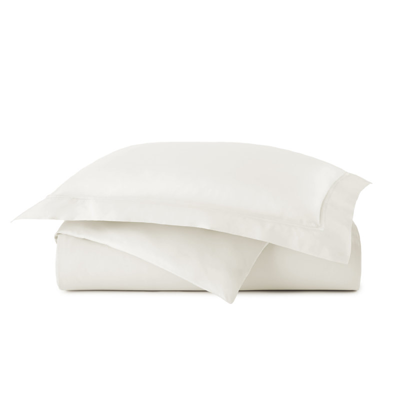 Lyric 100% Cotton Duvet Cover, King Duvet Cover, White