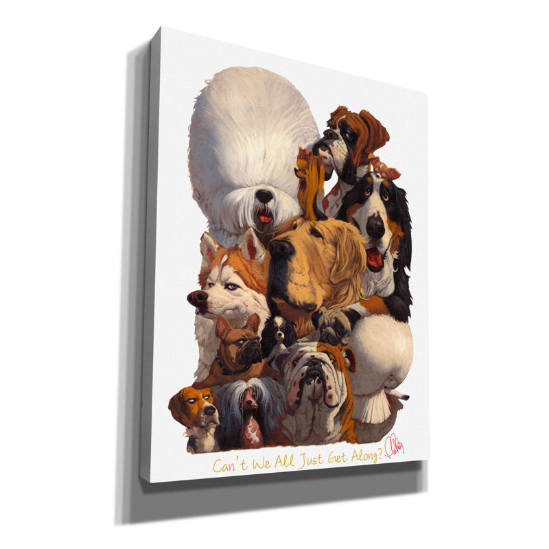 «Can We We Just Just Get Welcome» par Thomas Fluharty, impression sur toile tendue, H 34 po x l 26 po x P 1,5 po