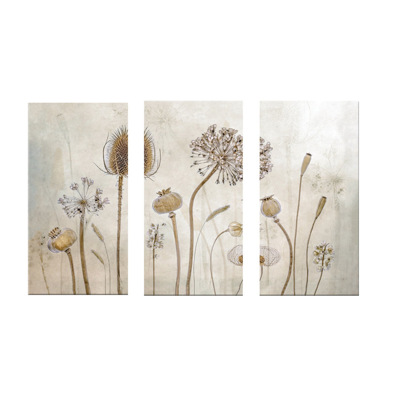 Growing Old - 3 pièces, reproduction sur toile, H 24 po x l 36 po, Toile tendue, Sans cadre
