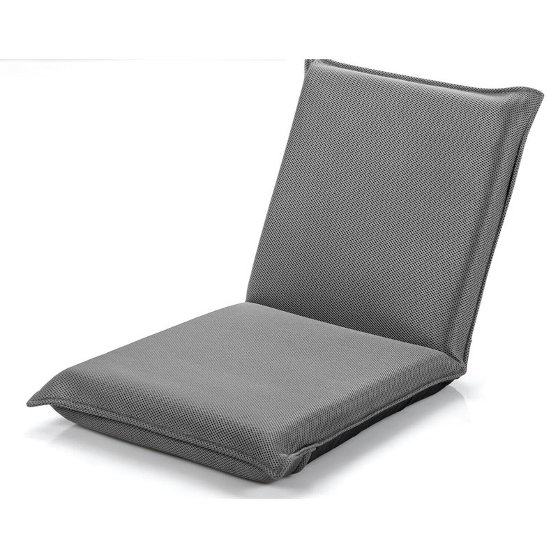 Isabelle & Max Reclining and Tilting Floor Game Chair, Grey