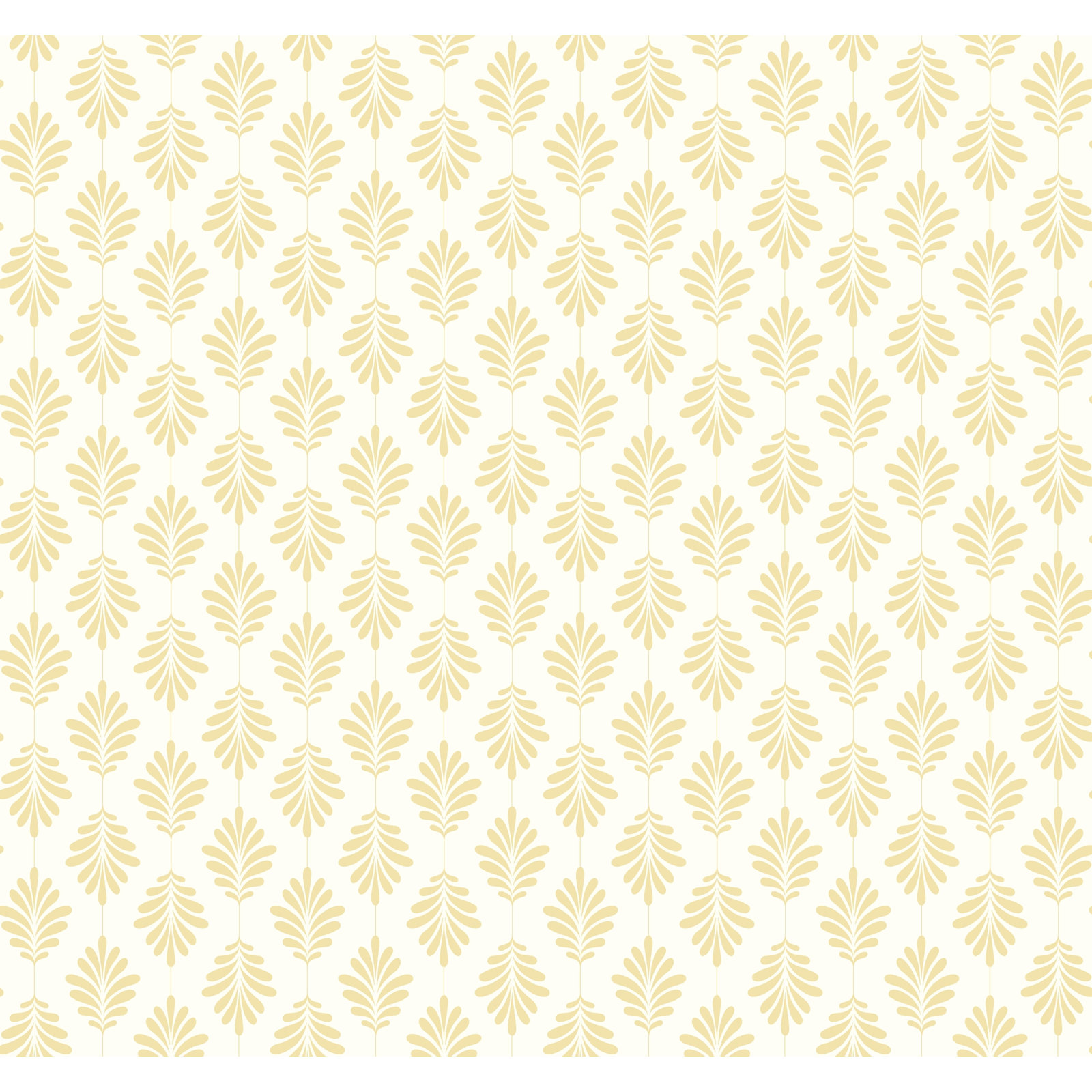Saskia Modern Floral Wallpaper, Yellow