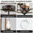 4-Light Antique Bronze Semi Flush Mount