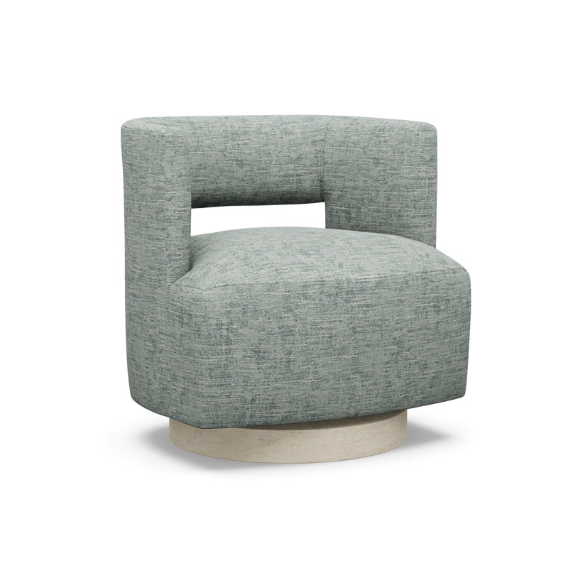 Crystle Swivel Barrel Chair, Sandstone, 9637-49