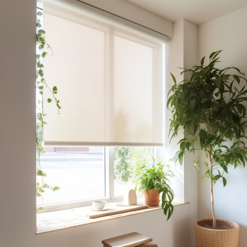 Semi Sheer Solar Shade, 40cm W x 150cm D