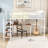 Baumeister Full Metal Loft Bed With Lateral 4-Layer Ladder, Large Desk, Slatted Guardrails-726753443