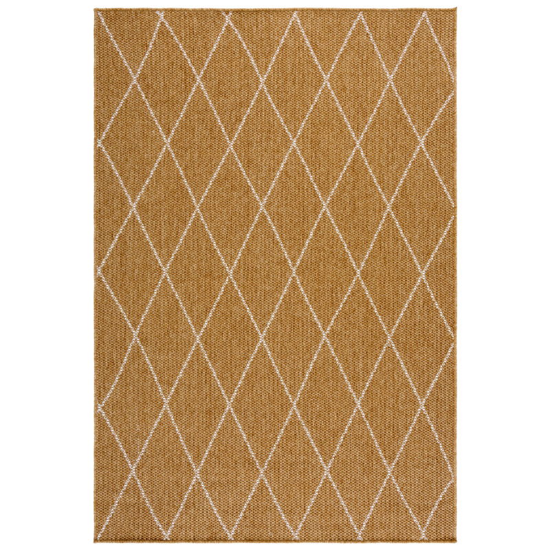 Sisal Performance 800 Performance Geometric Shapes Indoor Rug, Rectangle 4' x 6'