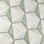 Classico Carrara 7" x 8" Porcelain Marble Look Wall & Floor Tile