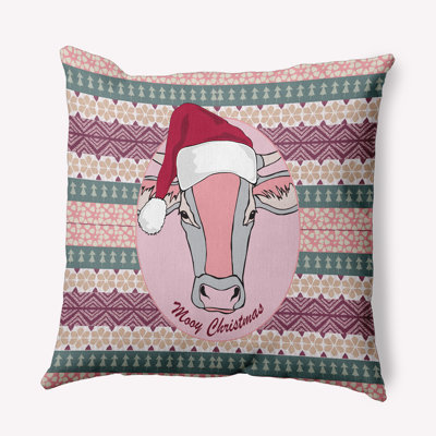 Geometric Polyester Throw Pillow